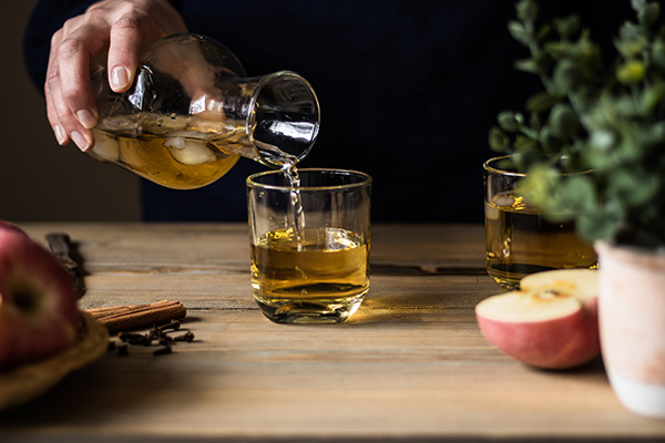 Pouring Hard Cider