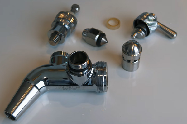 Disassemble the faucet